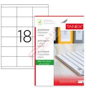 Tanex Laser Etiket 100 YP 70x45 Laser-Copy-Inkjet TW-2518