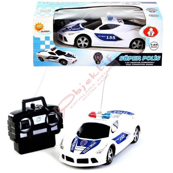 Duman 1:20 Full Fonksiyonlu Pilli Polis Arabası