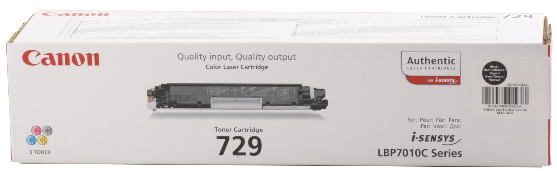 Canon CRG-731BK Black Siyah 1.400 Sayfa Toner LBP7110 MF628/8230/8280