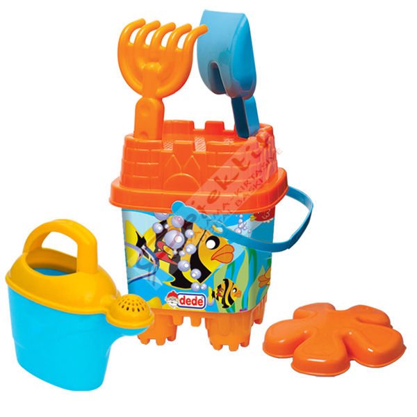 Dede Resimli Küçük Kale Kova Set 03092