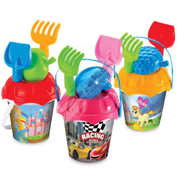 Dede Resimli Küçük Kova Set 01592