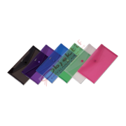 Comix Çıtçıtlı Dosya 13.5x25 Şeffaf Renkler A1855