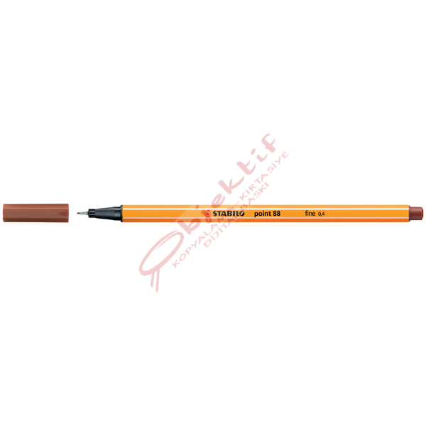 Stabilo Keçe Uçlu İnce Kalem 88 Point 0.4 MM Kan Kırmızısı 88/38