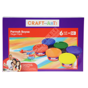 Craft And Arts Parmak Boyası 6 Renk 50 ML U1567-KRS
