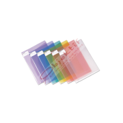 Comix Dosya Çift Taraflı 22x30.7 Şeffaf Renkler A1752