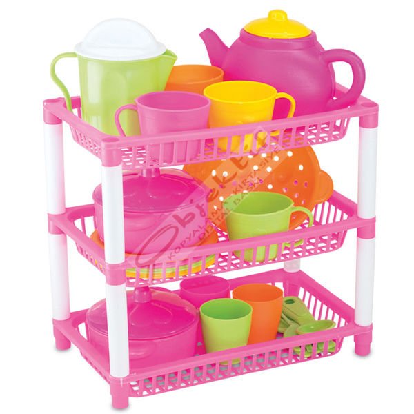 Dede Candy & Ken Üç Katlı Mutfak Sepeti 01035