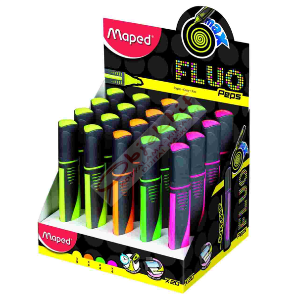 Maped Fosforlu Kalem Fluo Paps 5 Renk 742937