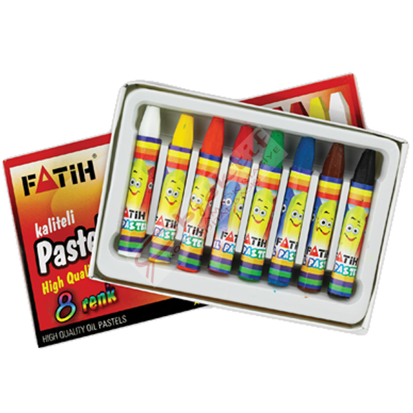 Fatih Pastel Boya 8 Renk King Size