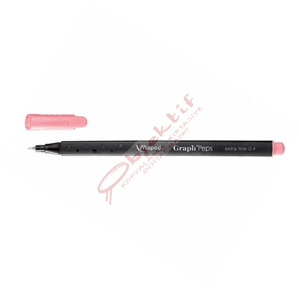 Maped Fineliner Graph Peps 0.4 MM Toz Pembe 12 Lİ 74912902