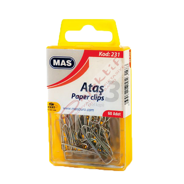 Mas Ataş Kristal Kutu Metal NO:3 60 LI 231