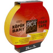 Picador Çift Taraflı Bant Köpük Rulo Askılı 25x5 Mt 4301