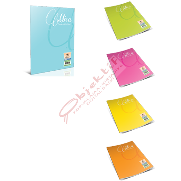 Gıpta Defter (Dikişli ) Mica Plastik Kapak Kareli 40 YP A4 1703