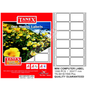 Tanex Sürekli Form Etiket 1500 LÜ 35x77
