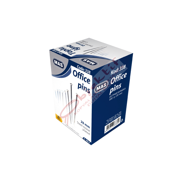 Mas Toplu İğne Nikel 28 MM 500 GR 338