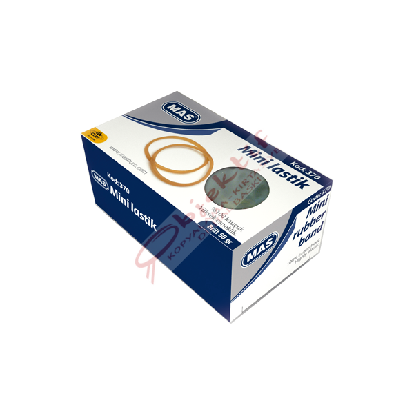 Mas Ambalaj Lastik Kutu Mini %100 Kauçuk 50 GR 370