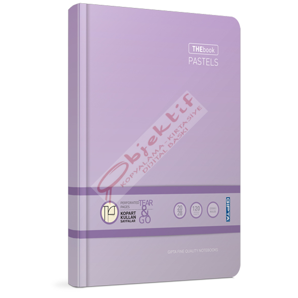 Gıpta Defter Thebook Pastel Sert Kapak Çizgisiz 160 YP 17x24 3311