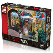 Ks Games Puzzle 2000 Parça Ristorante Antico Martini 22501