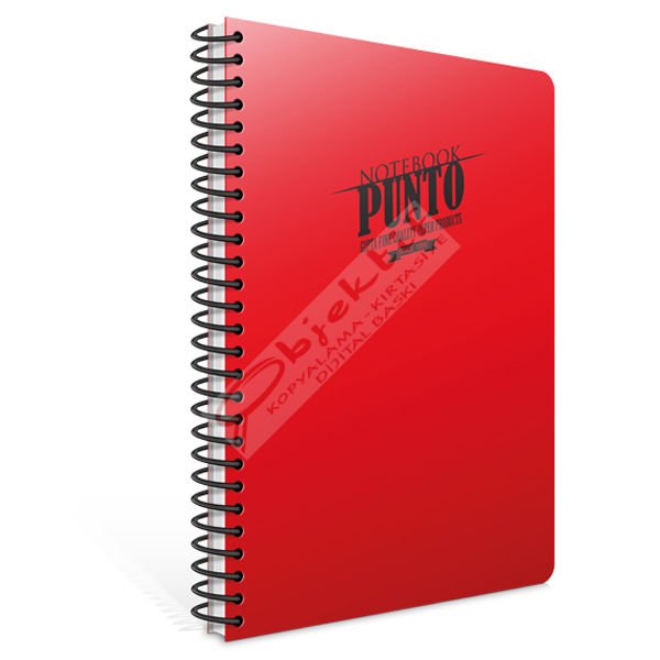 Gıpta Spiralli Defter Punto Plastik Kapak Kareli 120 YP A4 3-6539000-2011