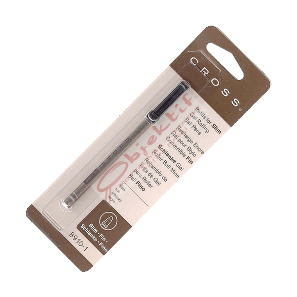 Cross Roller Kalem Yedeği Slim İnce Jel Siyah 8910-1