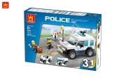 Galtoys Wange Polis Devriye Arabası 3 In 1 217 Parça 51011