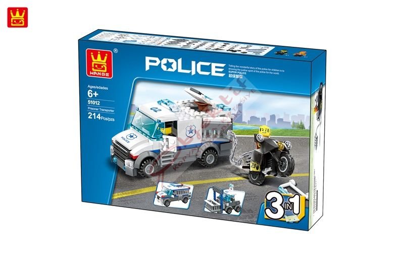 Galtoys Wange Mahkum Taşıma Aracı 3 In 1 214 Parça 51012