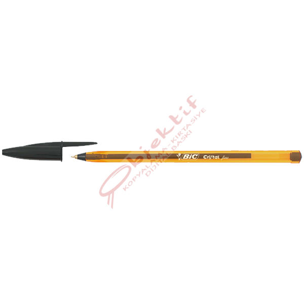 Bic Tükenmez Kalem Cristal 0.8 MM Siyah Fine 872731