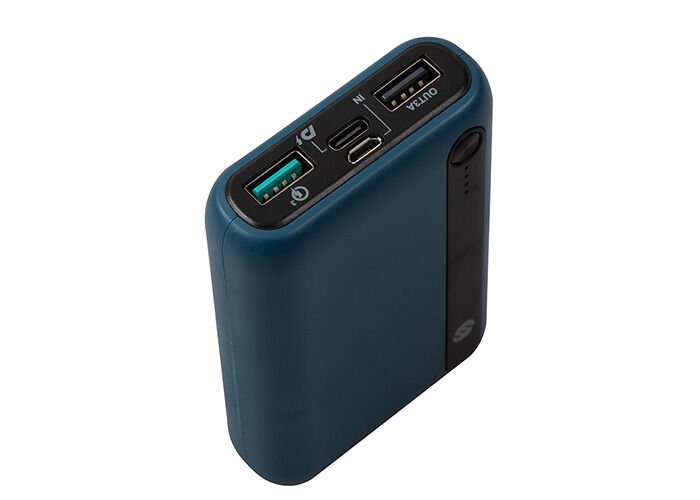 Powerbank Mavi Taşınabilir Pil Şarj Cihazı S-link IP-S10PD 10000mAh PD Şarj