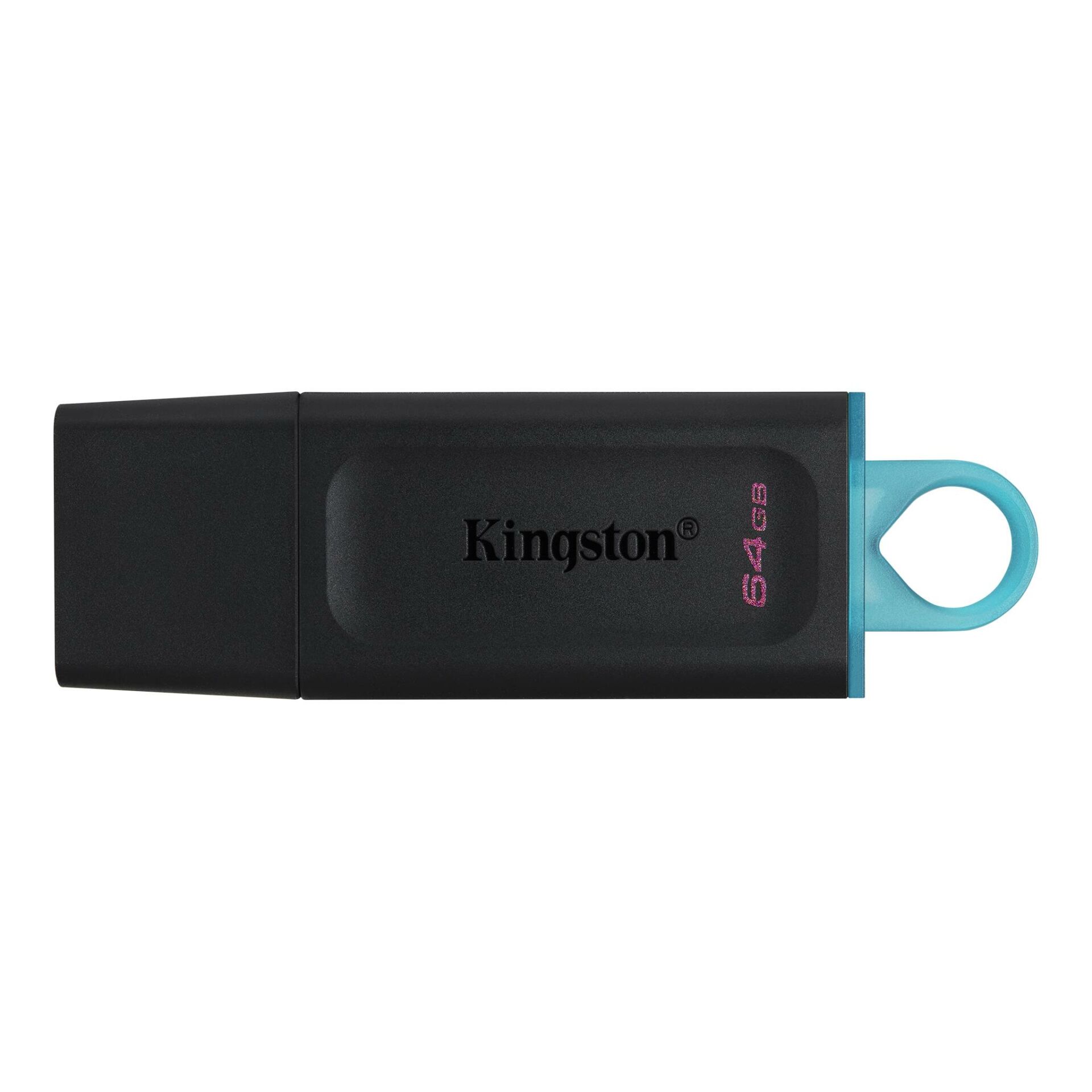Kingston DTX/64GB 64GB USB3.2 Gen 1 DataTraveler Exodia (Black + Teal) Flash Bellek