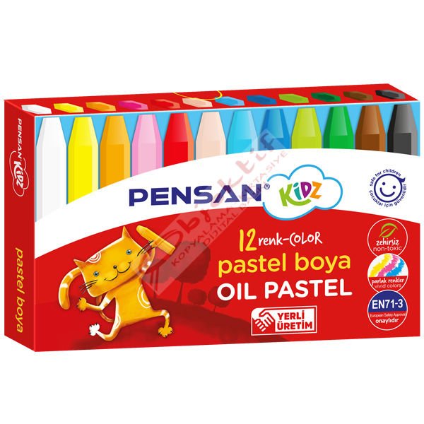 Pensan Pastel Boya Kidz 12 Renk 98060