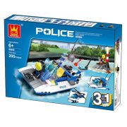 Wange Polis Sahil Güvenlik Botu 3 ın 1 205 Parça