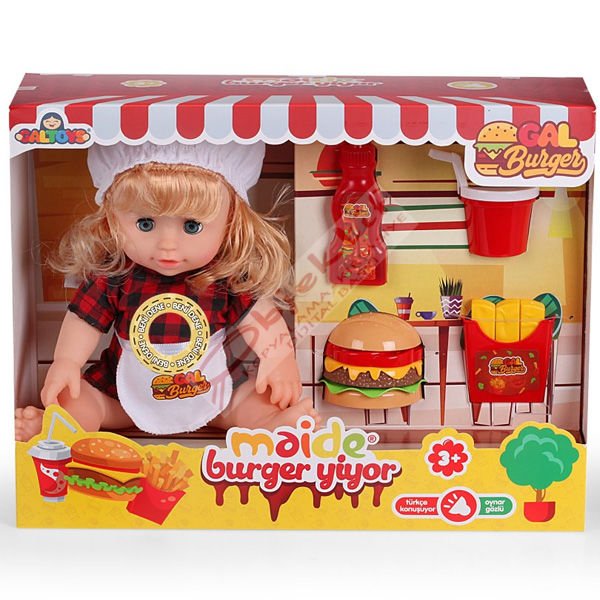 Galtoys Maide Burger Yiyor Türkçe Konuşan Bebek GLT1105