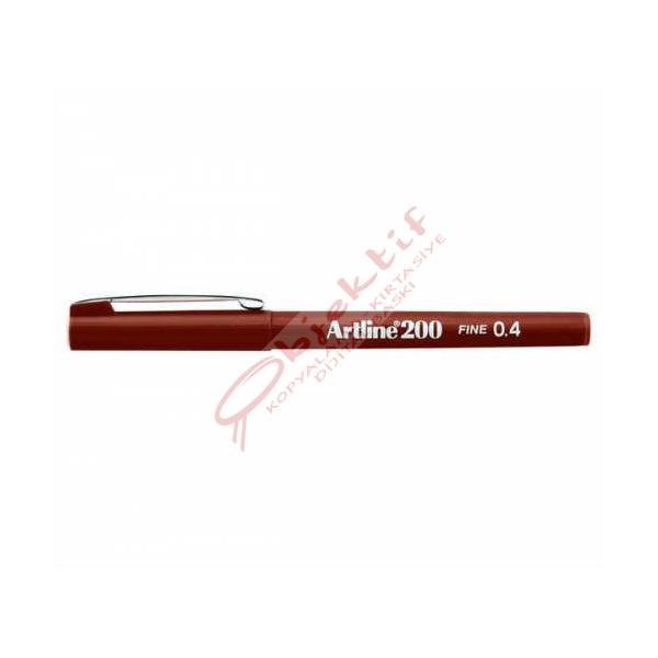 Artline Fineliner 0.4 MM Kahverengi EK-200N