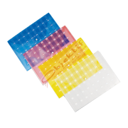 Faber-Castell Çıtçıtlı Dosya Desenli A4 Mavi 5075393200