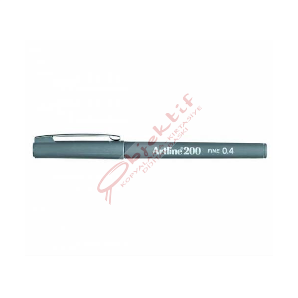 Artline Fineliner 0.4 MM Gri EK-200N