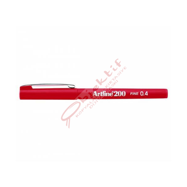 Artline Fineliner 0.4 MM Kırmızı EK-200N