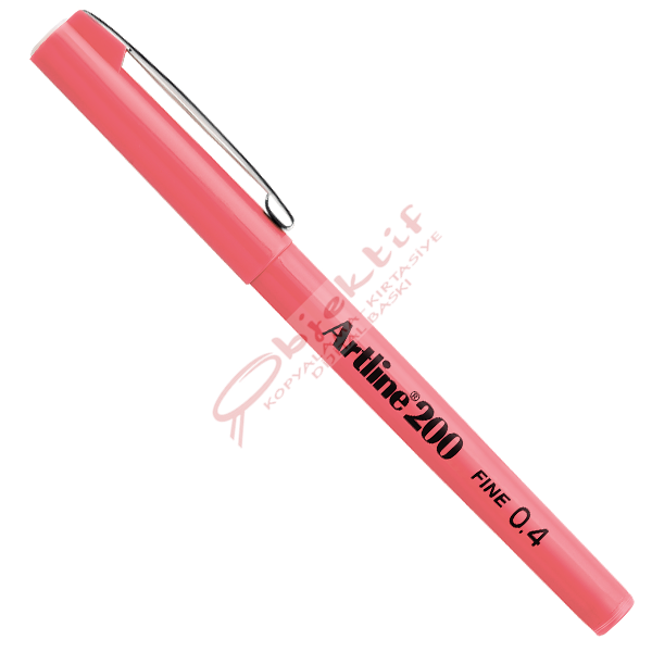 Artline Fineliner 0.4 MM Pembe EK-200N