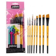 Pebeo Fırça Seti Angular-Kesik Uç-Suluboya 8 Li SET-6