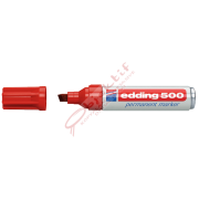 Edding Markör Permanent Kesik Uçlu 2-7 MM Kırmızı 500