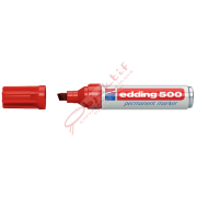 Edding Markör Permanent Kesik Uçlu 2-7 MM Kırmızı 500