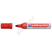 Edding Markör Permanent Yuvarlak Uçlu Doldurulabilinir 3-4 MM Kırmızı 550