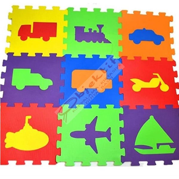 Matrax Eva Puzzle|33x33Cm.x 7 Mm.| Taşıtlar