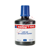 Edding Markör Mürekkebi Permanent Damlalıklı 100 ML Mavi T100