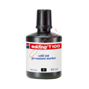 Edding Markör Mürekkebi Permanent Damlalıklı 100 ML Siyah T100