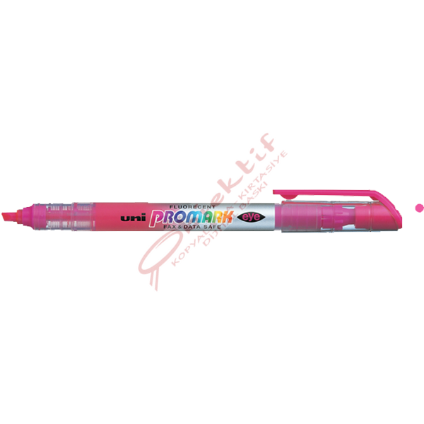Uni-Ball Fosforlu Kalem Promark Eye Cep Tipi Pembe USP-105