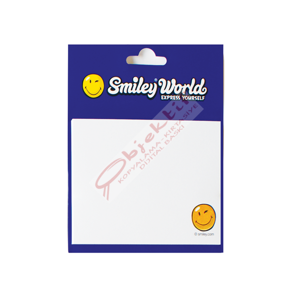 Notix Yapışkanlı Not Kağıdı Smiley Desenli 50 YP 100x75 SMILEY-K-10075-FP