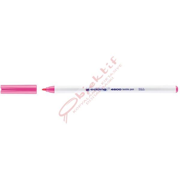 Edding T-Shırt Kalemi Yuvarlak Uçlu 1 MM Pembe 4600