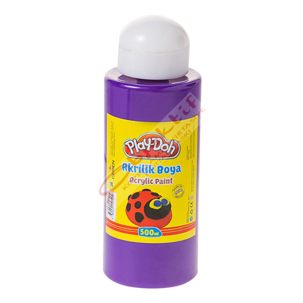 Play-Doh Akrilik Boya 500 ML Mor PLAY-AK008