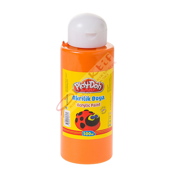 Play-Doh Akrilik Boya 500 ML Turuncu PLAY-AK009