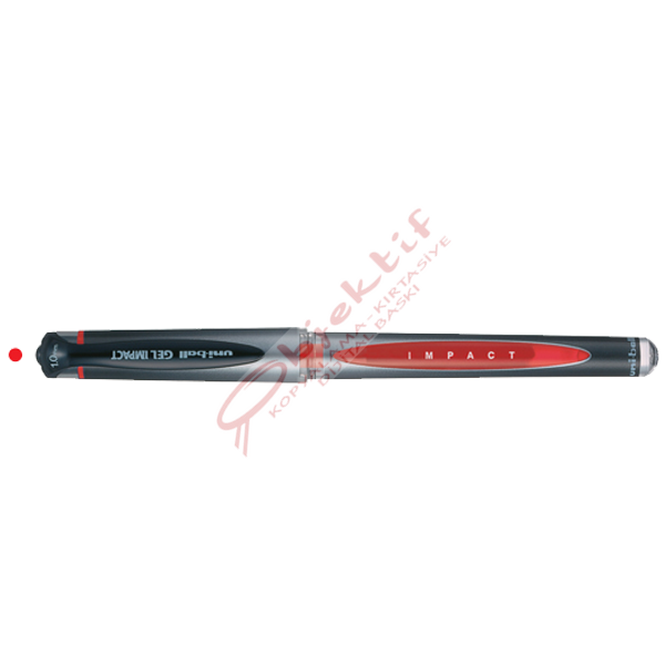 Uni-Ball Roller Kalem Signo Broad Jel Bilye Uç İmza Kalemi 1.0 MM Kırmızı UM-153S