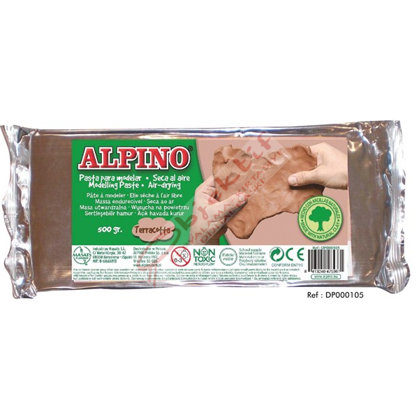 Alpino Seramik Hamuru 500 GR Kahverengi DP000105